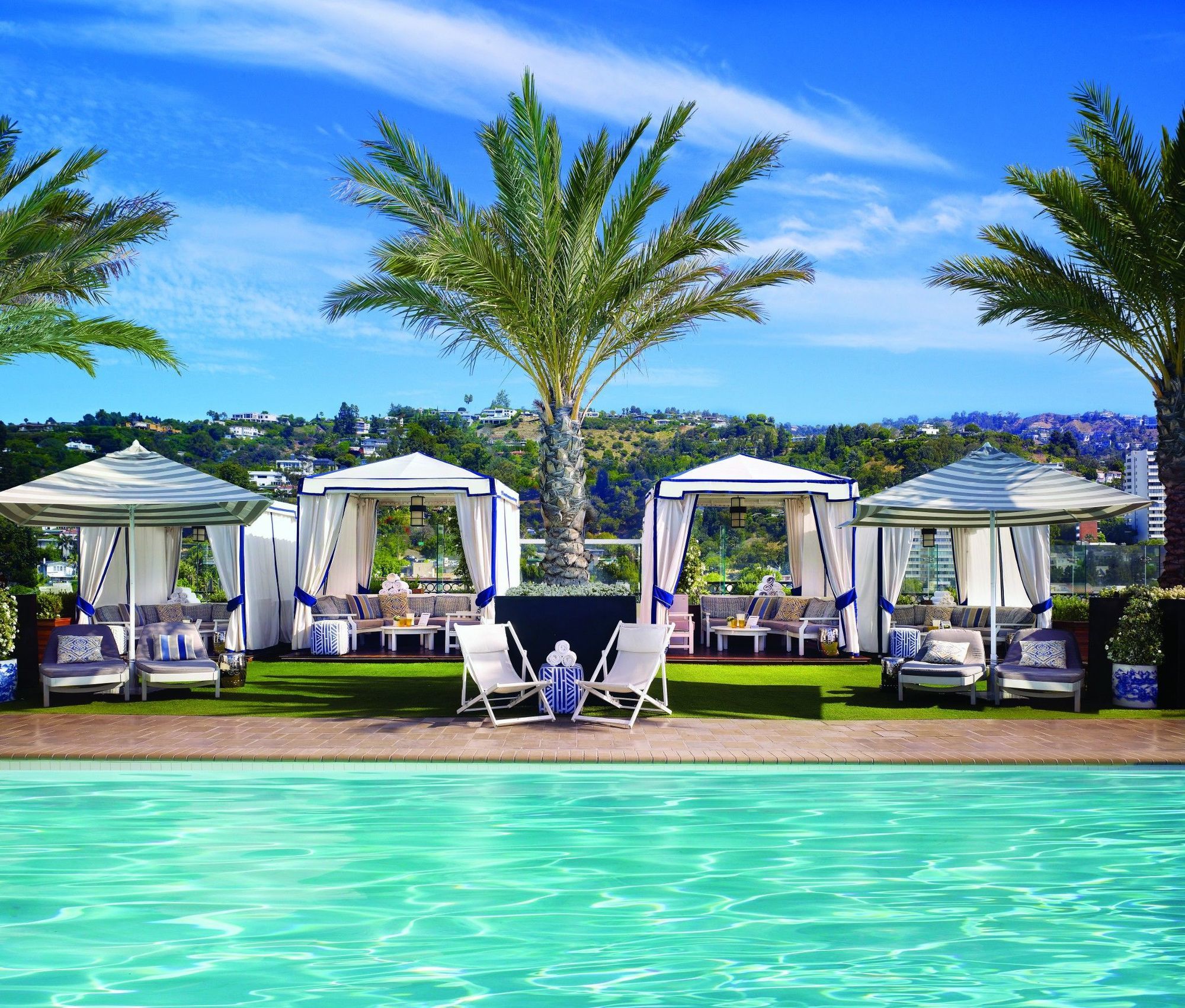 The London West Hollywood At Beverly Hills Bekvämligheter bild The pool at the Beverly Hills Hotel